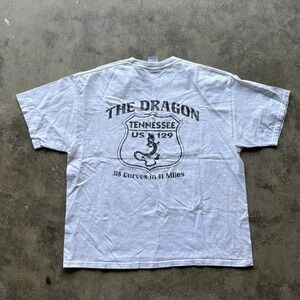 Harley Davidson T Shirt XL The‎ Dragon US 129 Tennessee Motorcycle Tee